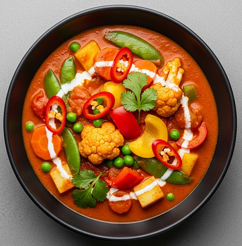 Bhoona Vegetables Curry 