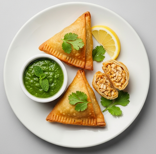 Mince Samosa Starter 