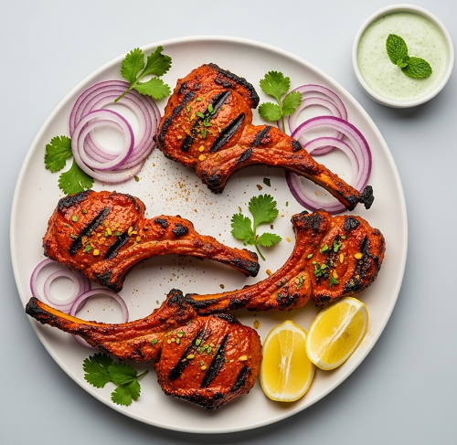 Tandoori Lamb Chops Starter 
